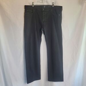 7 For All Mankind Standard Men's Black Jeans Size 40 (read) Buutonfly